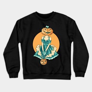 Lady Halloween Crewneck Sweatshirt